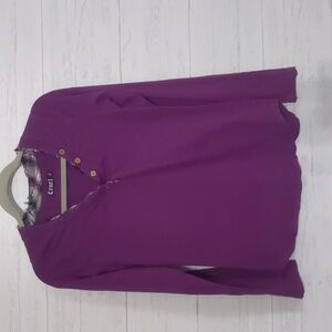 Cruel Purple Long Sleeve Top